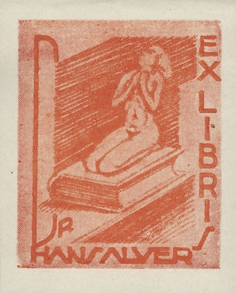 Ex libris dr Hans Alver 