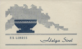 Ex libris Helga Sirel 