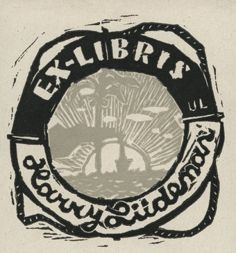 Ex-libris Harry Liideman 