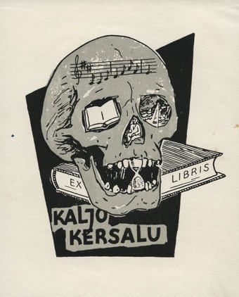 Ex libris Kaljo Kersalu 