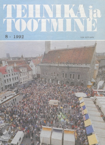 Tehnika ja Tootmine ; 8 1992-08