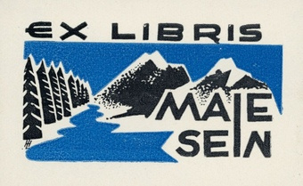 Ex libris Maie Sein 