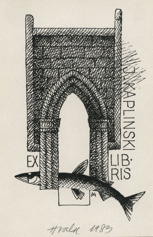 Ex libris J. Kaplinski 