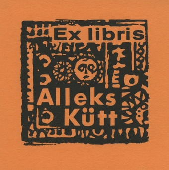 Ex libris Alleks Kütt 