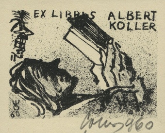 Ex libris Albert Koller 