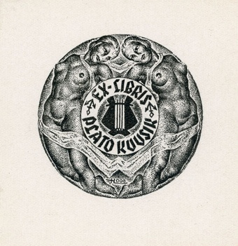 Ex-libris Plato Kuusik 