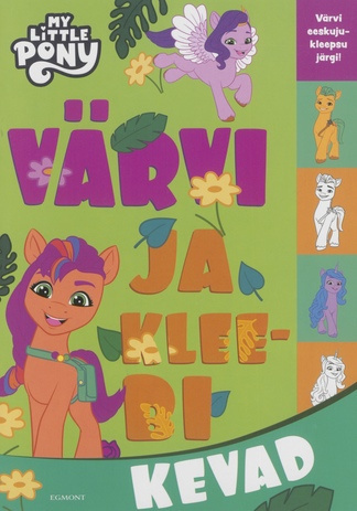 My Little Pony värvi ja kleebi : 