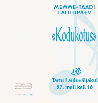 Tartumaa laulu- ja tantsupeod 