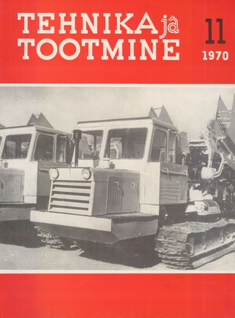 Tehnika ja Tootmine ; 11 1970-11