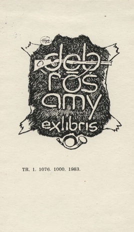 Dobrõš Amy ex libris 