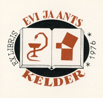 Ex libris Evi ja Ants Kelder 