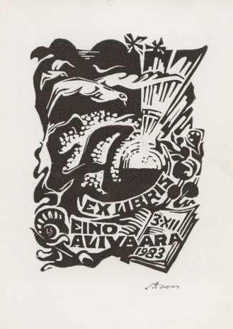 Ex libris Eino Alivaara 