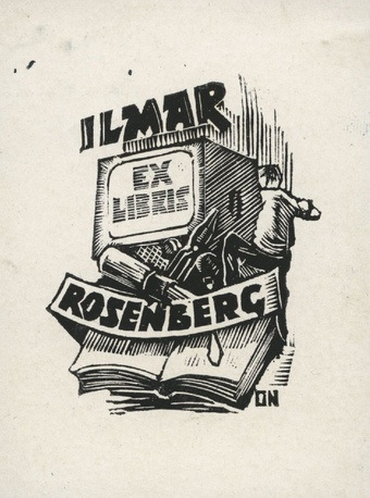 Ilmar Rosenberg ex libris 