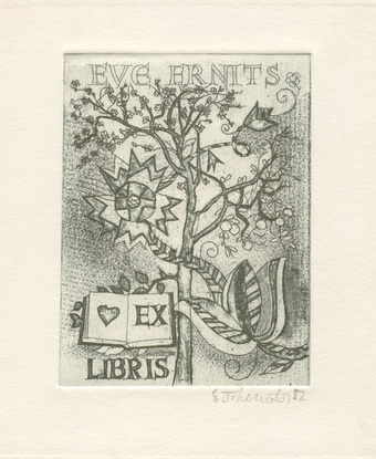 Eve Ernits ex libris 