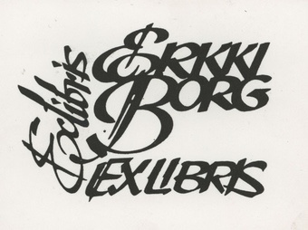 Ex libris Erkki Borg 