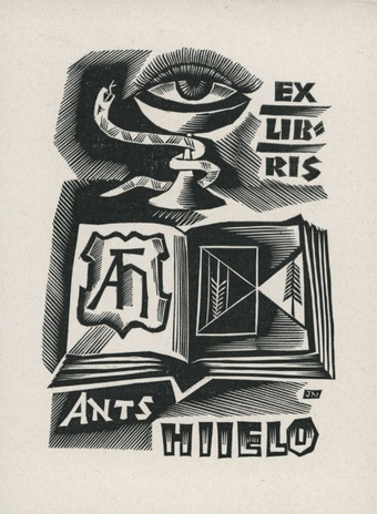 Ex libris Ants Hiielo 