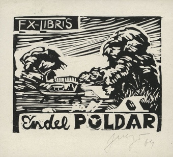 Ex-libris Endel Põldar 