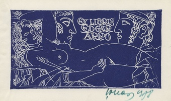 Ex libris Edgar Arro 