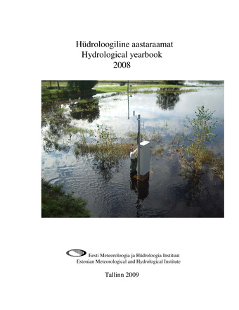 Hüdroloogiline aastaraamat = Hydrological yearbook ; 2008