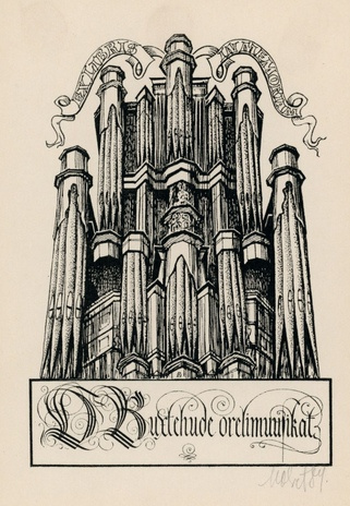 Ex libris in memoriam D. Buxtehude orelimuusikat