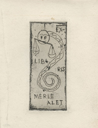 Ex libris Merle Alet 