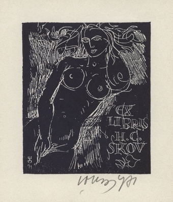 Ex libris H. C. Skov 