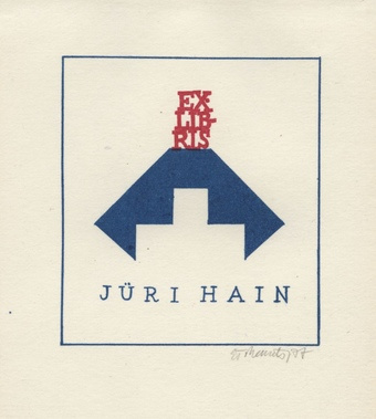 Ex libris Jüri Hain 