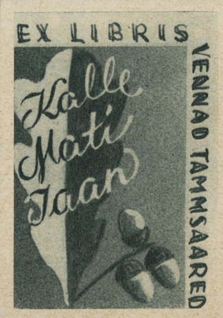 Ex libris Kalle Mati Jaan : vennad Tammsaared