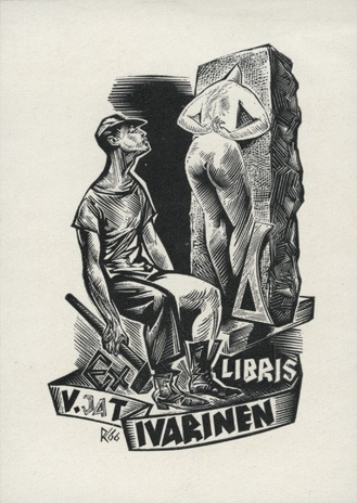 Ex libris V. ja T. Ivarinen 