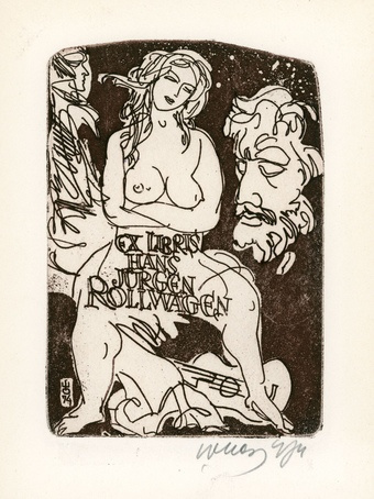 Ex libris Hans Jürgen Rollwagen 