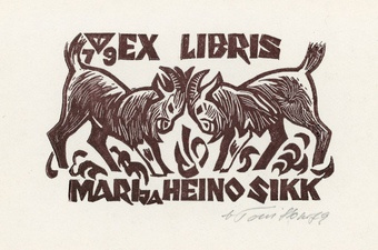 Ex libris Mari ja Heino Sikk 