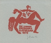 Ex libris Grzegorz Matuszak 1972 