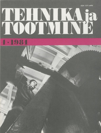 Tehnika ja Tootmine ; 4 1984-04