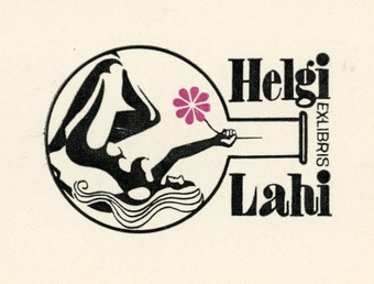 Helgi Lahi ex-libris 