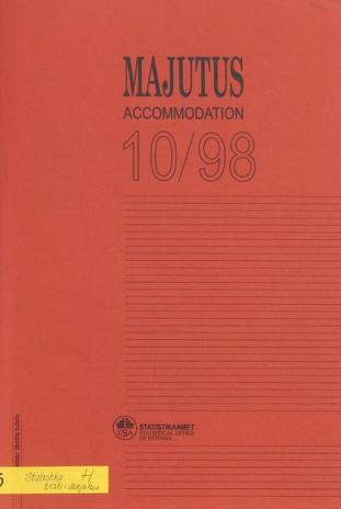 Majutus : kuubülletään = Accommodation : monthly bulletin ; 10 1998-12