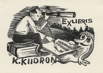 Ex libris K. Kiidron 