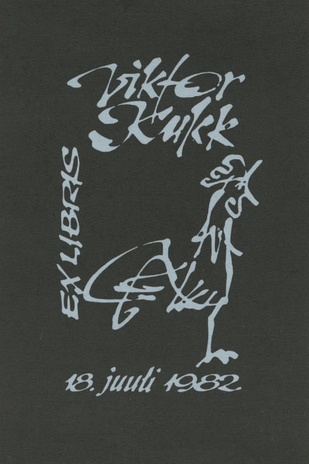 Ex libris Viktor Kukk 