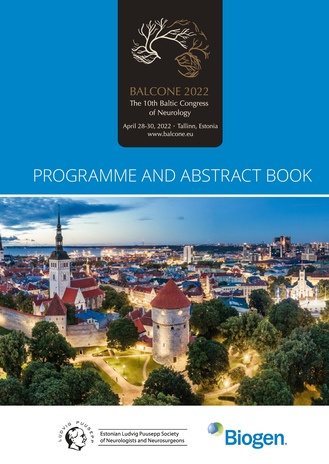 BALCONE 2022 : the 10th Baltic Congress of Neurology : April 28-30, 2022, Tallinn, Estonia : programme and abstract book