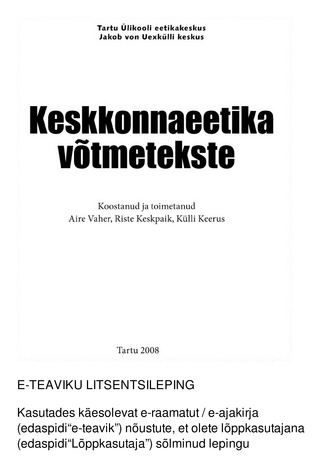 Keskkonnaeetika võtmetekste