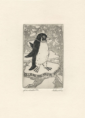 Ex libris 1982 Krista Vaigur 