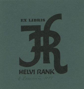 Ex libris Helvi Rank 
