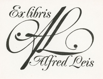 Ex libris Alfred Leis 