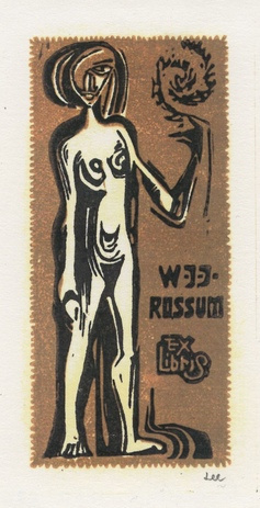 W.J.J. Rossum ex libris