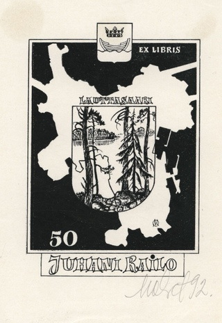 Ex libris Juhani Railo 50 