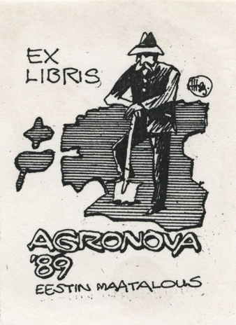 Ex libris Agronova '89  