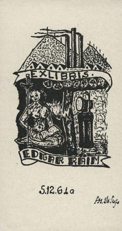 Ex libris Edgar Räim 