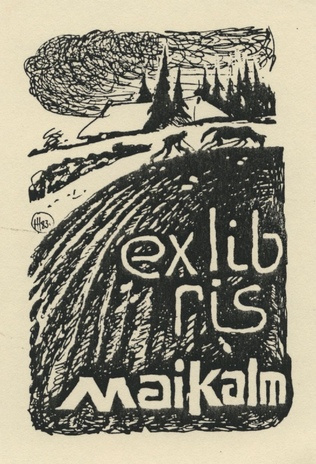 Ex libris Mai Kalm 