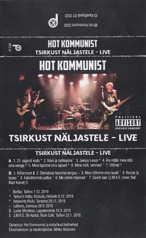 Tsirkust näljastele : live 