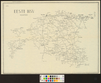 Eesti NSV maanteed : [skeem]