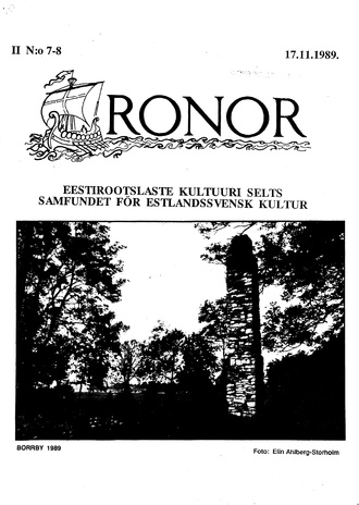 Ronor ; 7-8 1989-11-17
